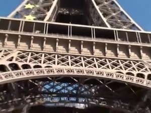 TEEN girl sex threesome on a PUBLIC bridge PART 1