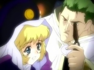 Busty hentai maid hard fucking by shemale anime and dripping cum