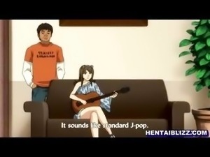 Bigtits hentai gets licked her pussy and hard fucked by ghetto guy