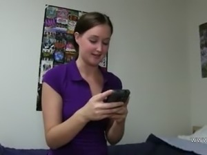 Nice college teenagers fucking from POV