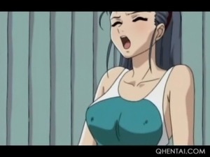 Sweet hentai doll rubbing her clit gets ass smashed hard free