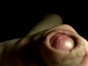 close up uncut foreskin wank 2
