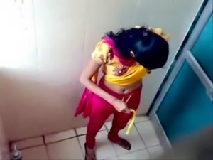 Girls Pissing In Their College Bathroom free