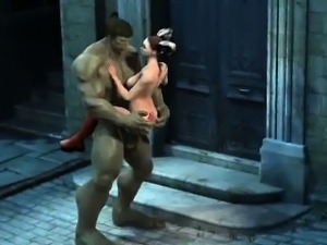 3D Harley Quinn gets fucked by The Incredible Hulk