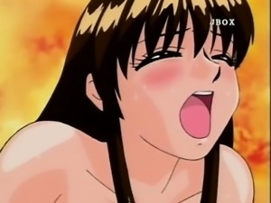 Roped hentai schoolgirl gets vibrator in her wetpussy