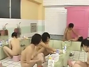 Horny Asian Guy In A Spa