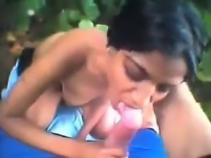 Indian Couple Having Sex Outdoors POV