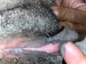 Black Pussy Being Played With Close Up