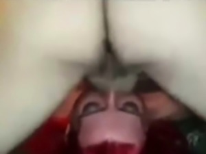 Redhead amateur chick fucked in the mouth