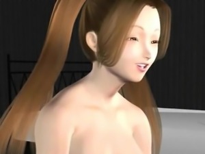 Hottie 3D anime chick gets banged
