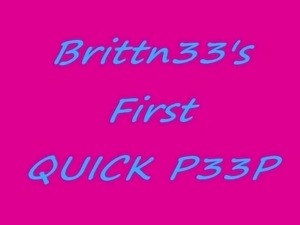 Brittn33's First QP