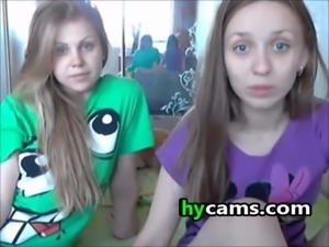 Hot lesbian teens Strip Tease On Webcam