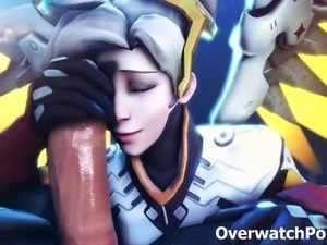 Overwatch XXX Mercy Video Compilation