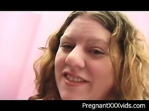 Pregnant slut fuck 2 guys