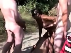 Group Sex Swingers Fucking Outdoors