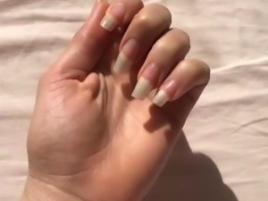 My nails , ready jerk dick
