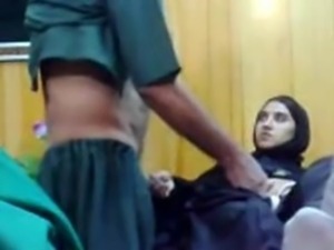 Muslim Hijab Girl reluctantly takes Hubs Three Inch Paki Penis
