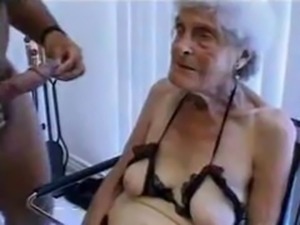 Ugly old granny gets fucked