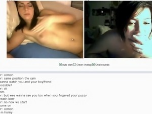 Hot spanish couple on Chatroulette