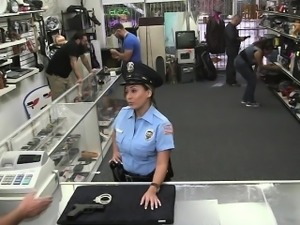 Busty and big ass police woman gets fucked by Shawn