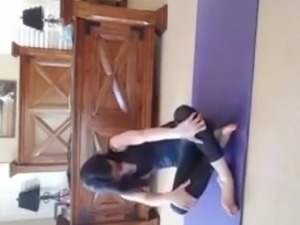 Danica M. live doing yoga