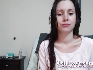 Lelu Love-WEBCAM: Shower Hairwashing Then Masturbating In Be