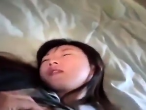 Sexy Chinese Teen POV Blowjob and Cum Swallow