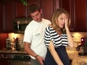 Amazing MILF Successfully Seduces Younger Man