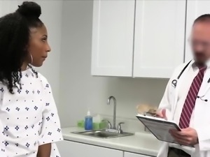 Doctor fucks black patient during yearly check up
