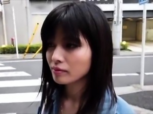 Beautiful Japanese teen pumped full of hard meat in public