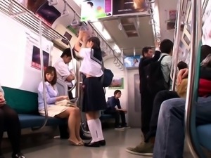 Skinny schoolgirl taken on amazing ride of fucking in public