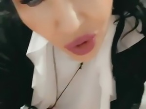 Nicole DuPapillon UK&#039;s Longest Labia  - Dirty Sexy Nun Gets Fucked
