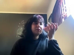 Amateur Webcam Teen Flashes Masturbates