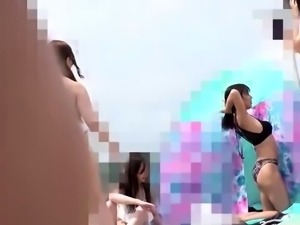 Amateur Couple Enjoys Exhibitionist Public Beach Sex