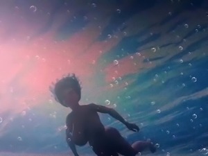 Big tits 3d babe fucking with sea monsters